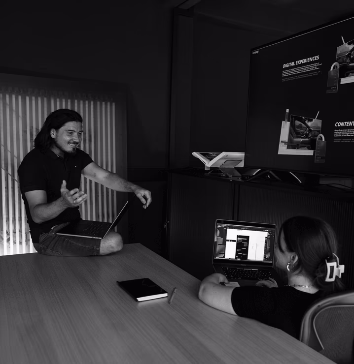 Markenerlebnis - Besprechung am PC